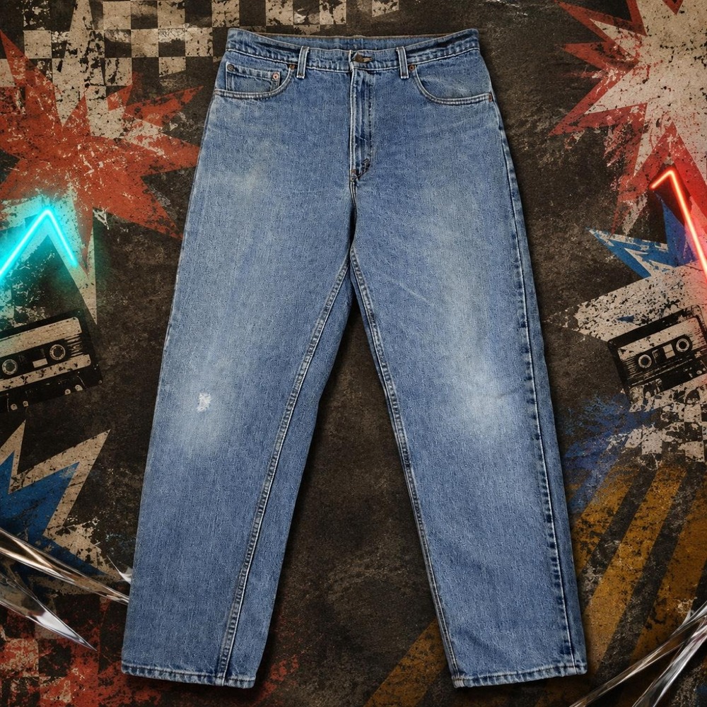Vintage 1993 Levis 550 Jeans Mens 36x34 Made in USA Relaxed Tapered Blue Denim